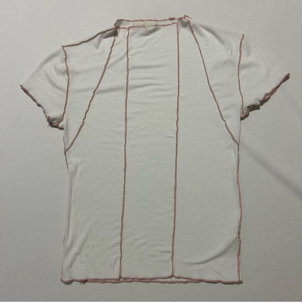 Gilded Intent Pink and White Tee
